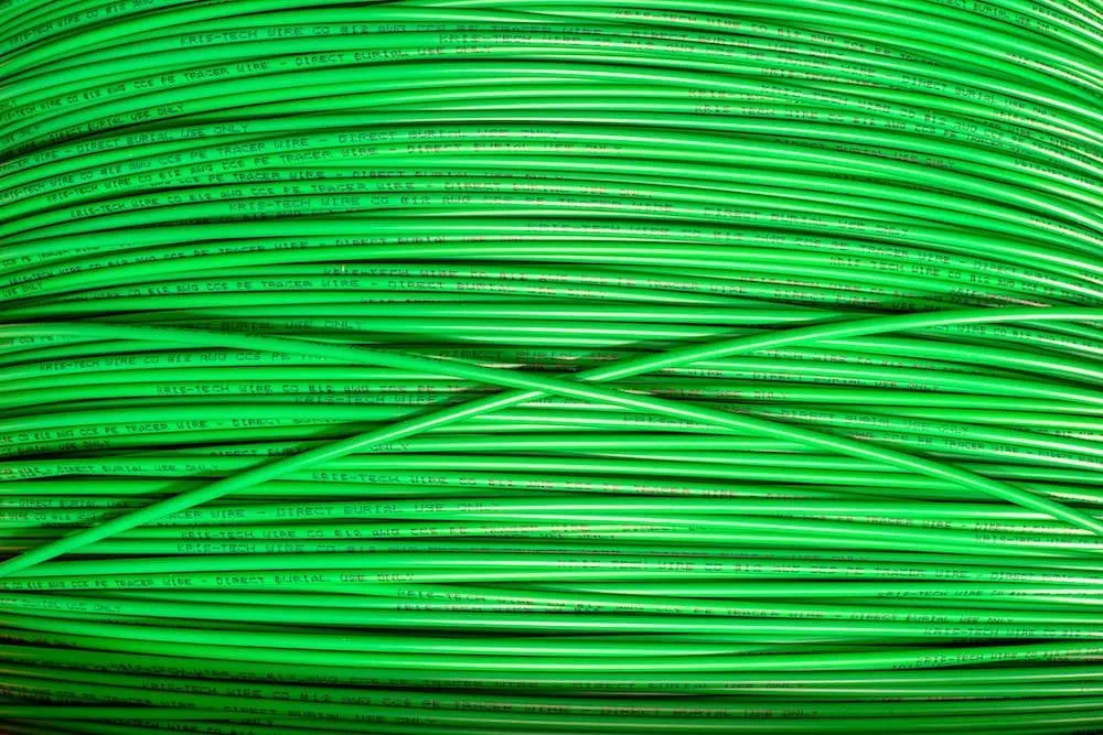 Cable trazador verde de enterramiento directo
