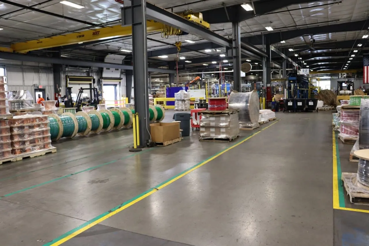 KrisTech Factory Floor - KrisTech Wire