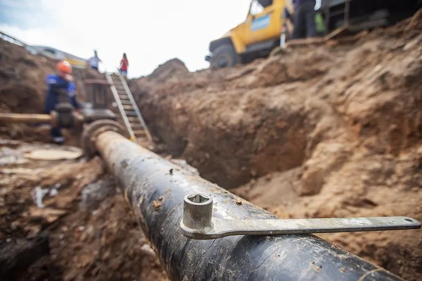 Cable trazador para tuberías de gas