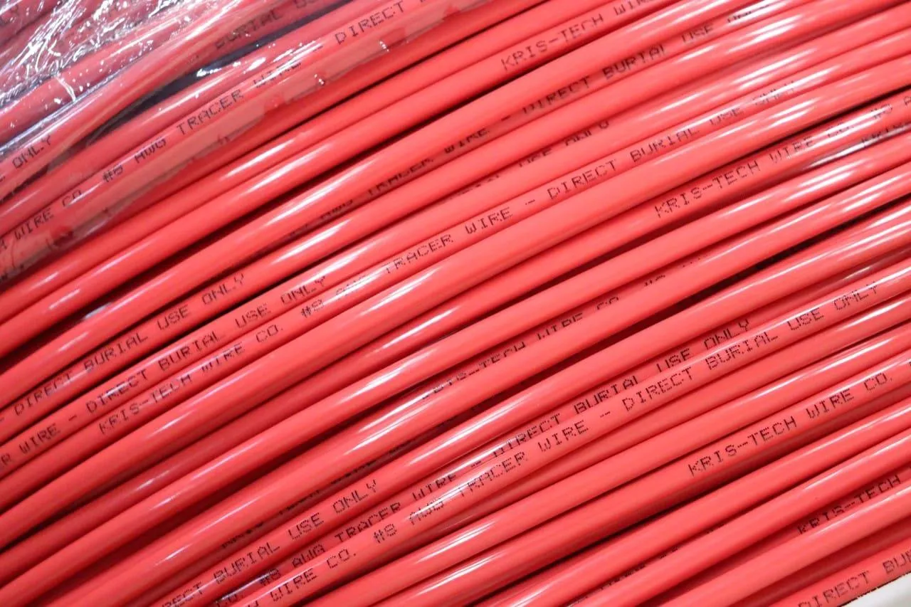 Red Tracer Wire - KrisTech Wire