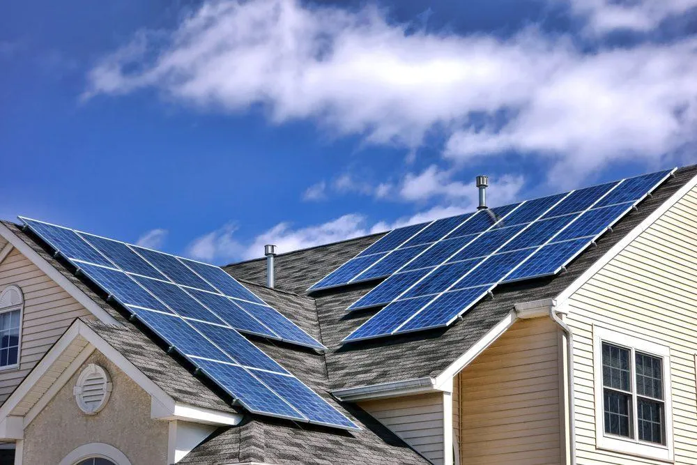 Solar Photovoltaic PV Panels on a Roof - KrisTech Wire