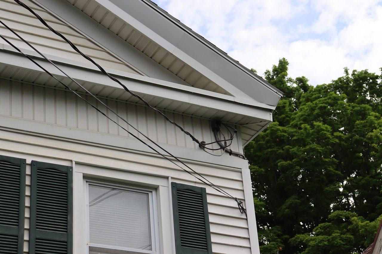 Service Drop at a Home - KrisTech Wire