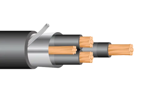 Tray Cable - THHN Shielded Power Bare Ground - KrisTech