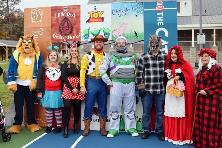 KrisTech Wire employees dress up for Halloween while participating in the annual Fright Night at Franklyn Field event held in Rome, NY. Photo by Gino Geruntino.
