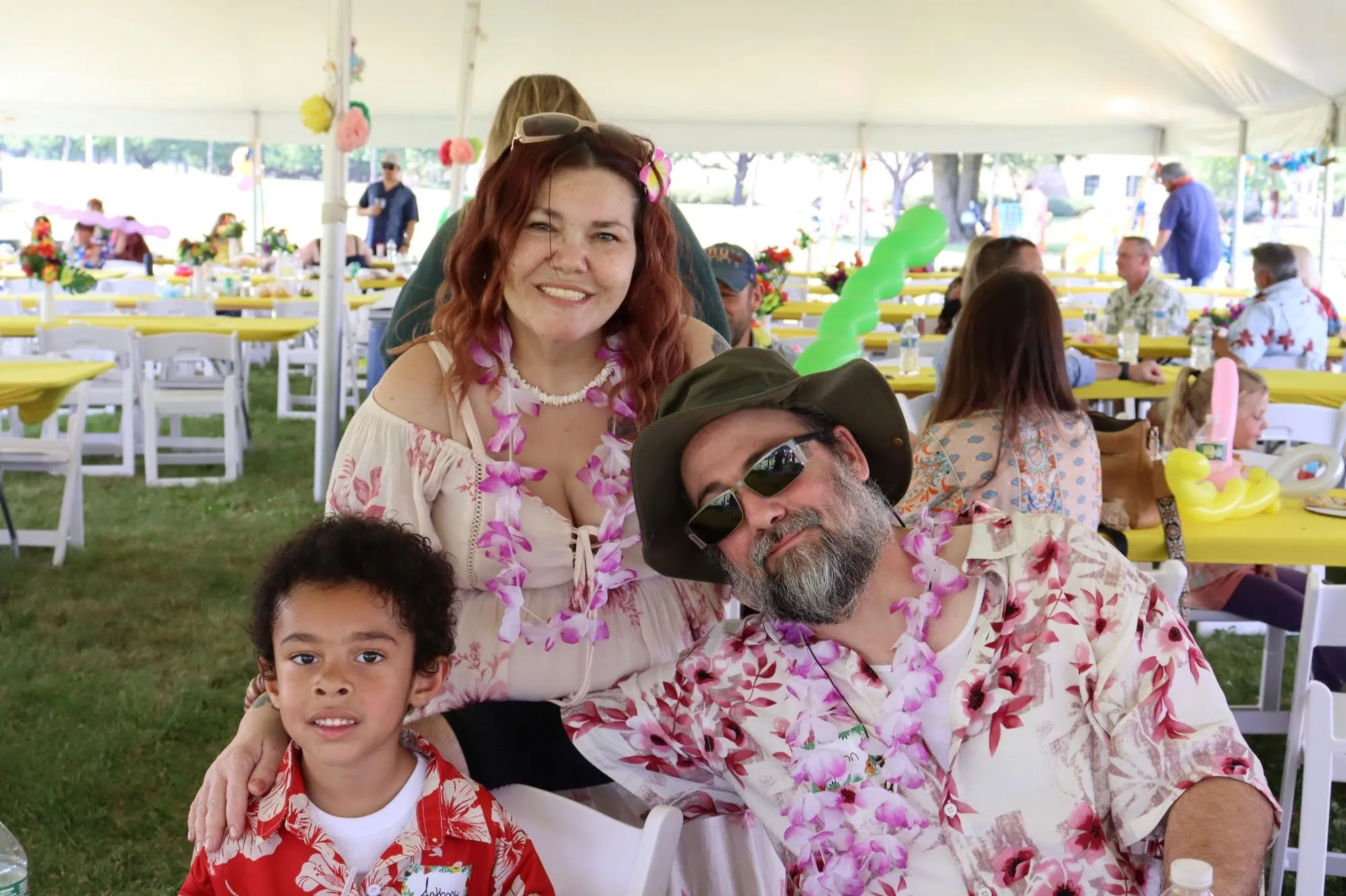 KT employees pose for a photo during the KrisTech summer picnic. Photo by Gino Geruntino.