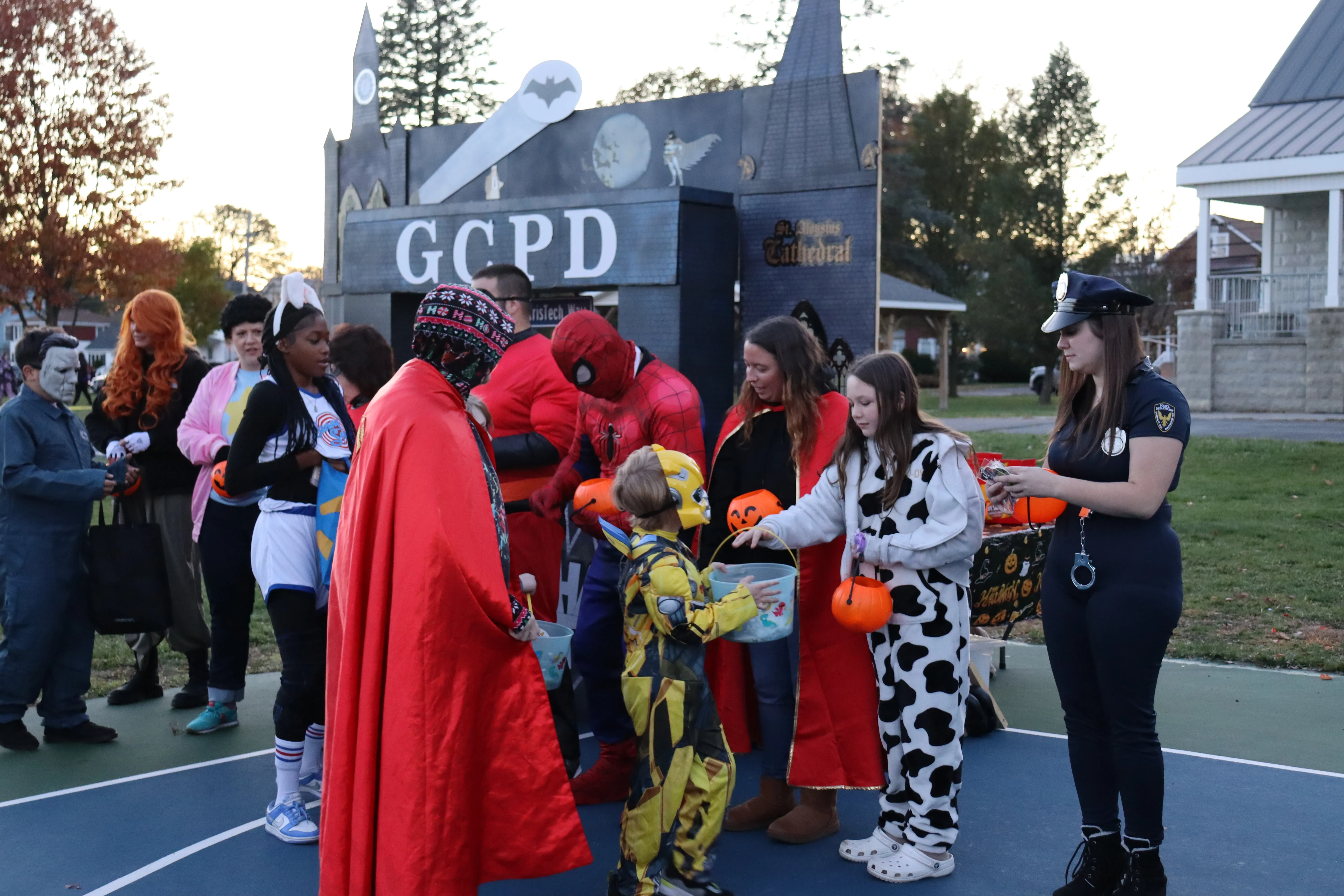 KrisTech employees dress up for Halloween while participating in the annual Fright Night at Franklyn Field event held in Rome, NY. Photo by Gino Geruntino.