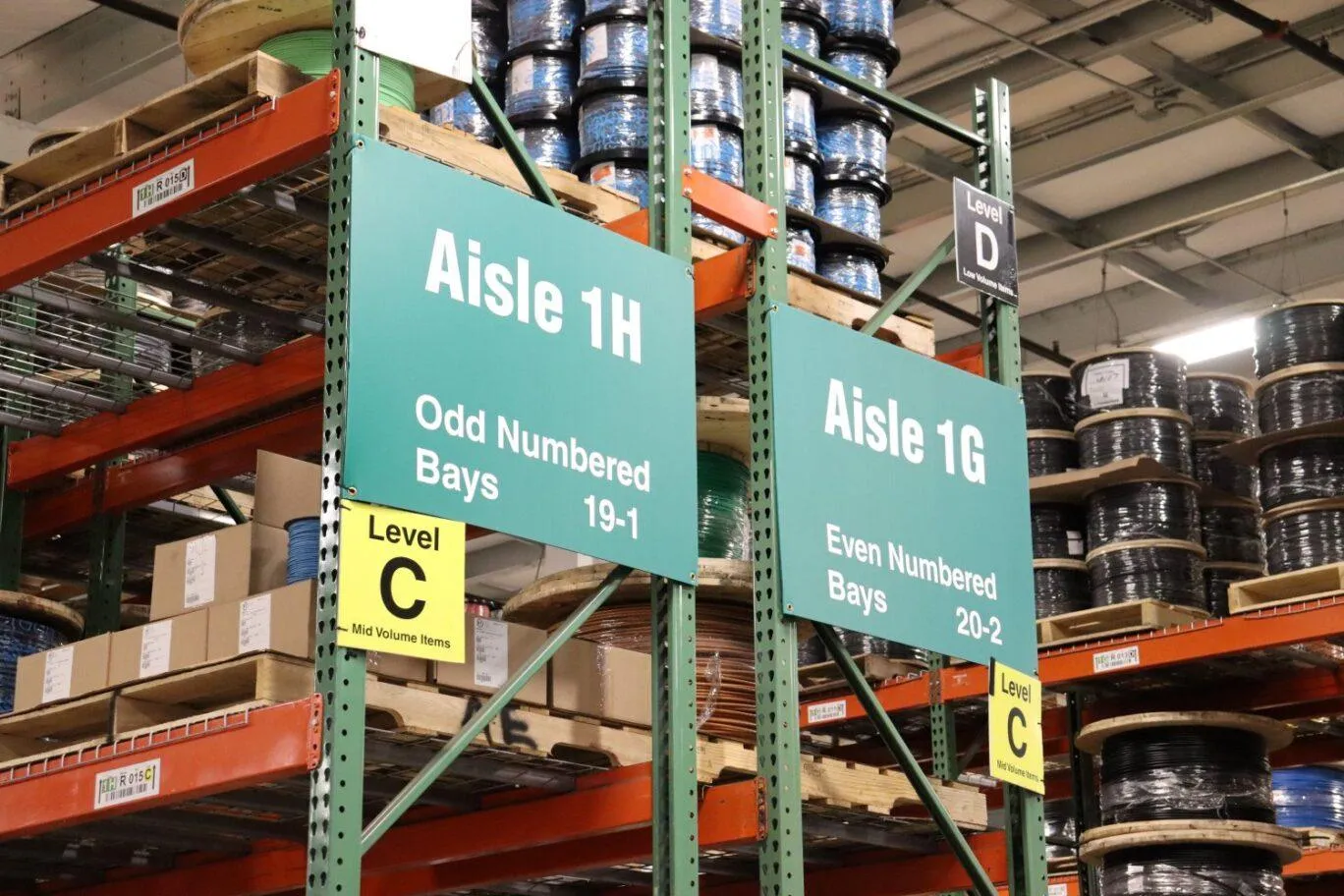Marking Signs on Aisles - KrisTech Wire