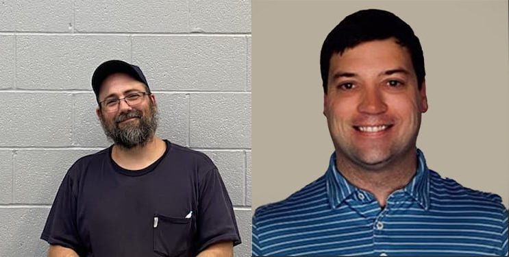 November and December 2021 Employees of the Months: Mitch Rice and Glenn Rothe