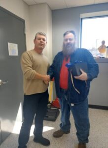 March 2025 Employee of the Month winner, Charles White.